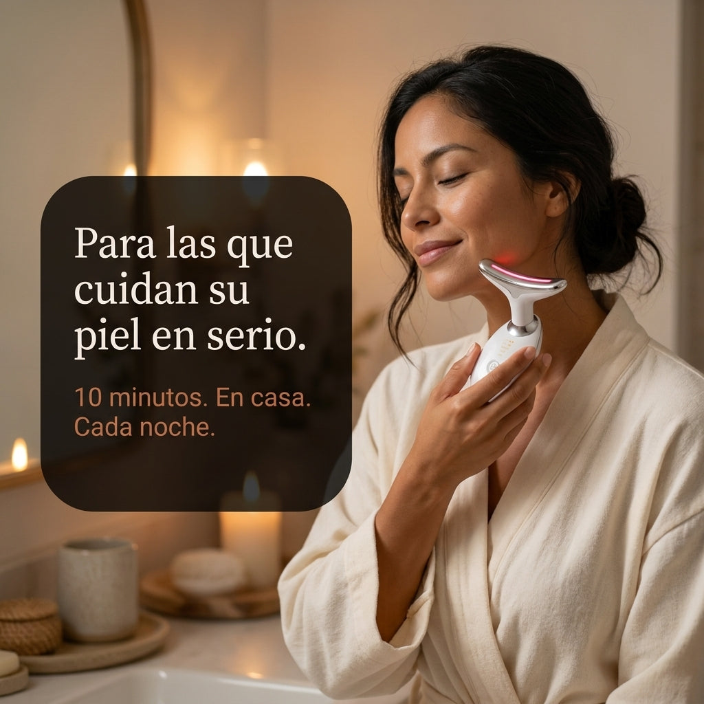 masajeador reafirmante de rostro y cuello — vista 5