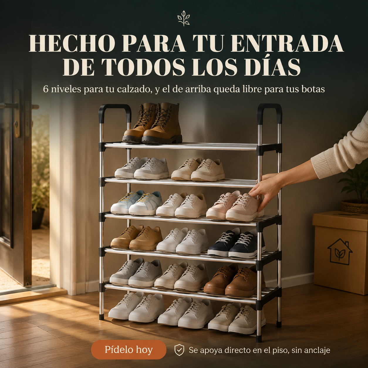 Organizador De Zapatos 6 Niveles Premium - 14191 — vista 5