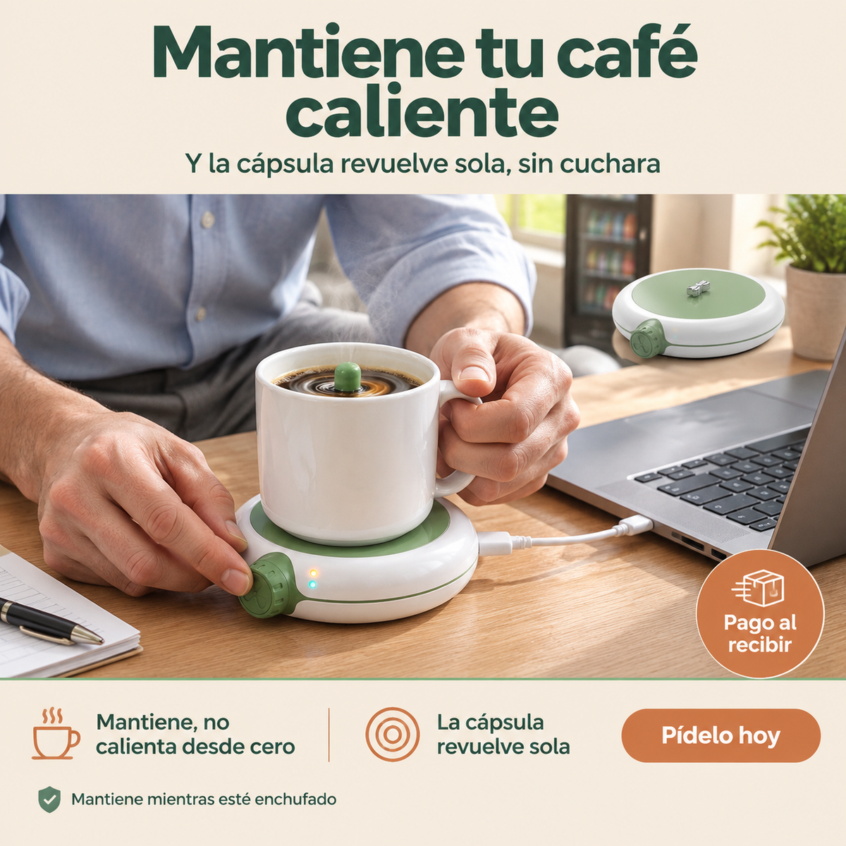 Cafetera Portatil Electrica Usb - 7724 — vista 5