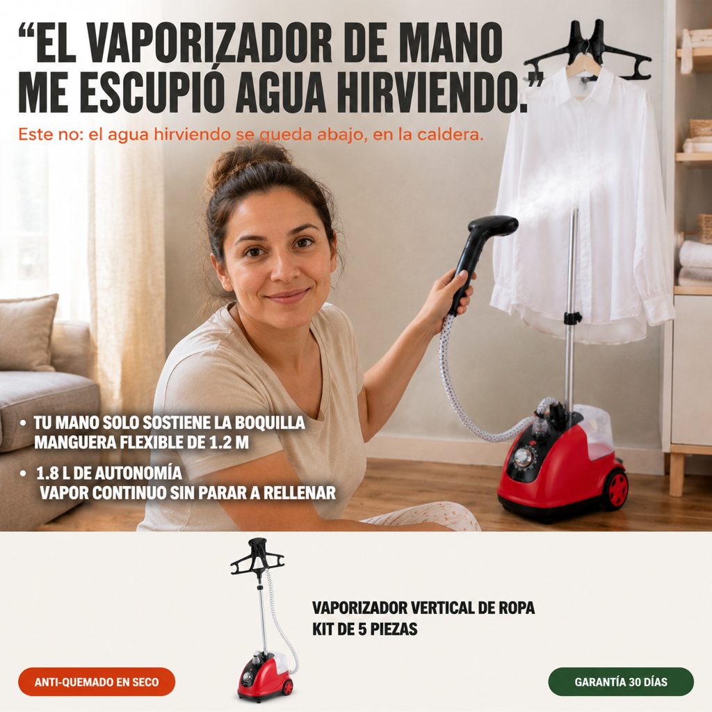 Plancha Vertical De Ropa A Vapor Vertica - 98123 — vista 5