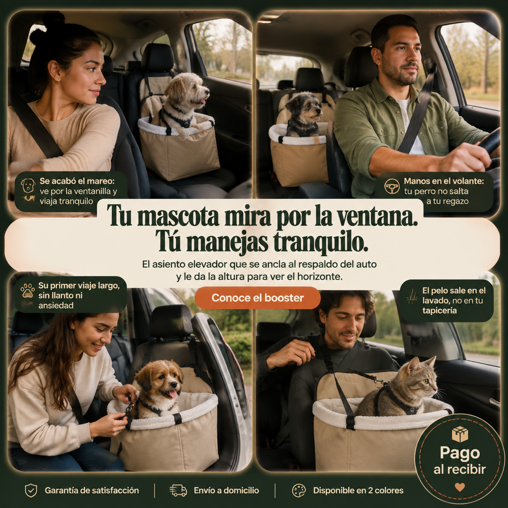 Asiento De Auto Para Mascotas - 6316 — vista 5