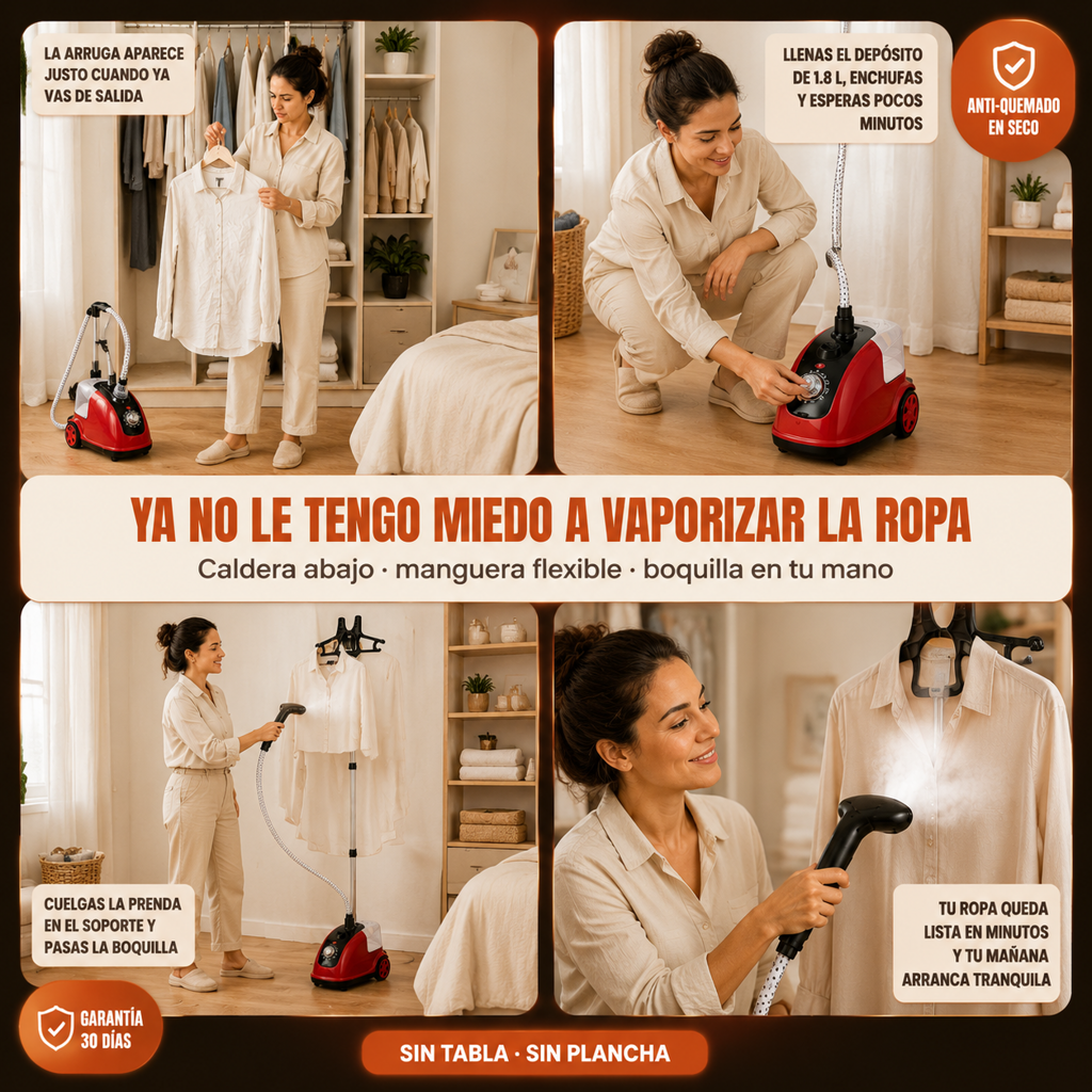 Plancha Vertical De Ropa A Vapor Vertica - 98123 — vista 6