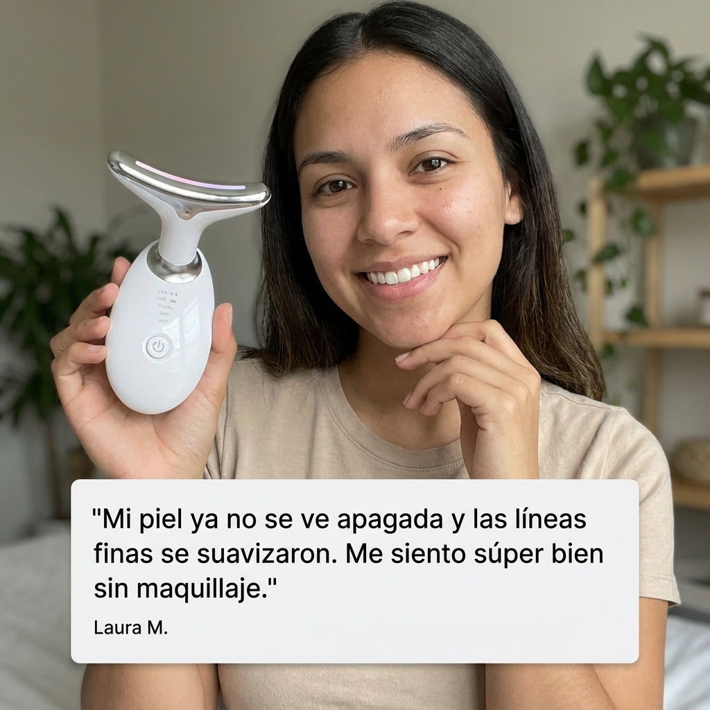 masajeador reafirmante de rostro y cuello — vista 6