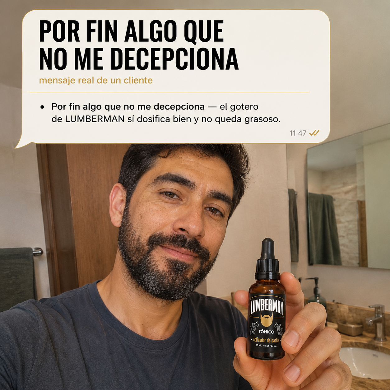 Tónico Activador de Barba Natural – 30 m - 39933 — vista 6