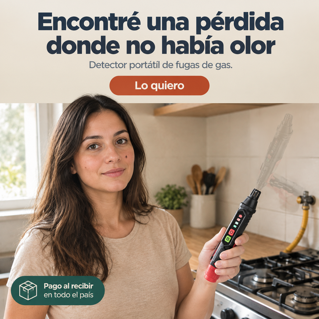 Detector De Fuga De Gas Con Alarma - 7089 — vista 6