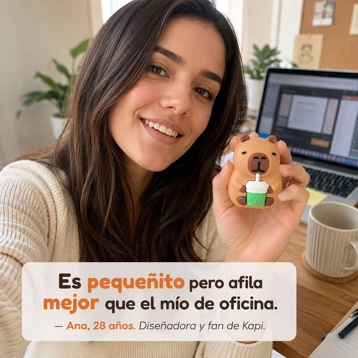 Sacapuntas Forma De Capybara Fresh — vista 6