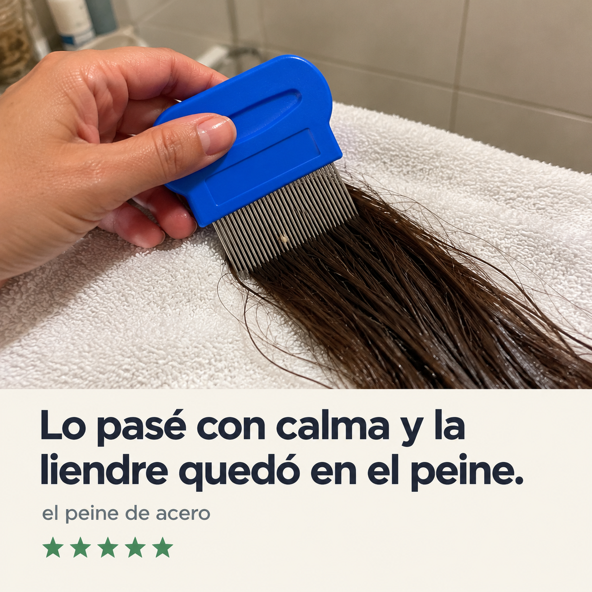Peine Para Piojos Liendres - 10231 — vista 6