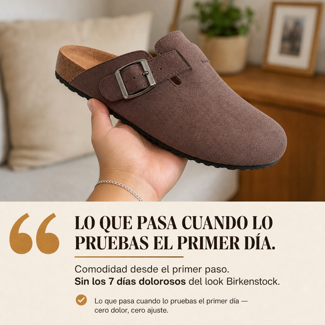 Zuecos de gamuza — vista 6
