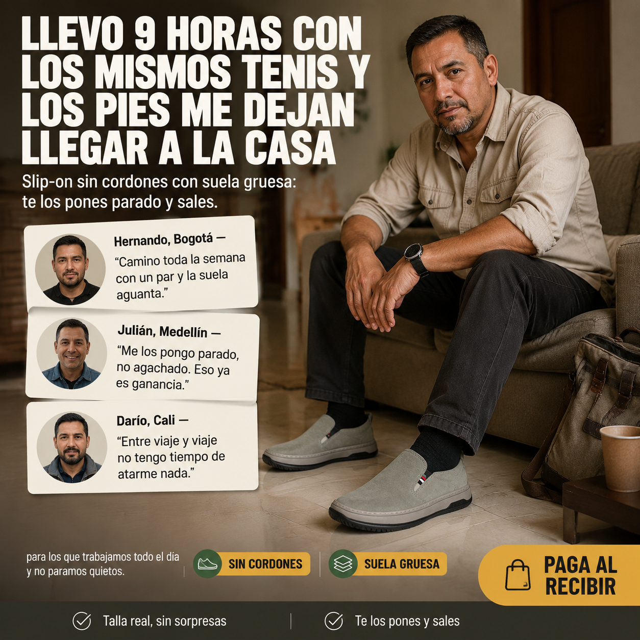 Zapato Mocasín Ortopédico Italiano - 61237 — vista 6