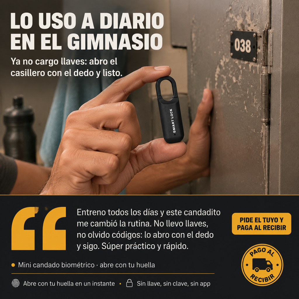 CANDADO CON BIOMETRIA - 1835835 — vista 6
