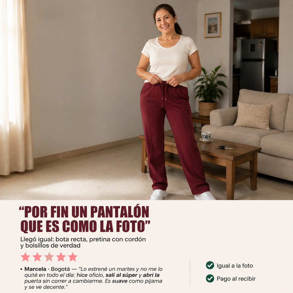 JOGGER BOTA RECTA DAMA - 1689524 — vista 6