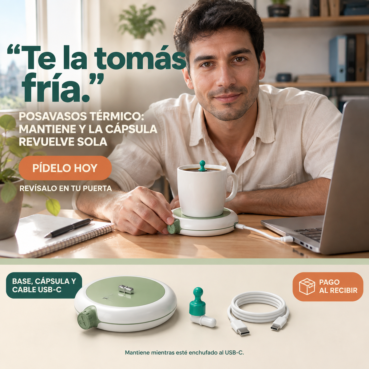 Cafetera Portatil Electrica Usb - 7724 — vista 6
