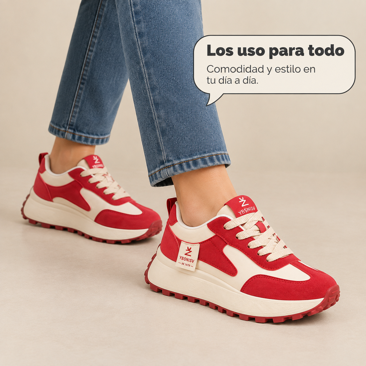Tenis yuan dama extra confort plantilla  - 1861341 — vista 6
