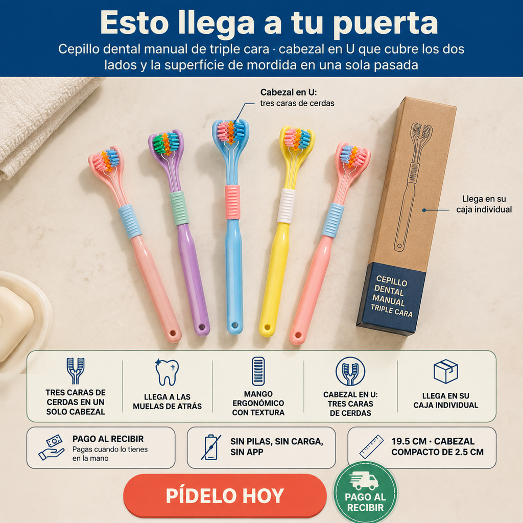 Cepillo De Dientes Tres Caras Limpieza - 2125433 — vista 7