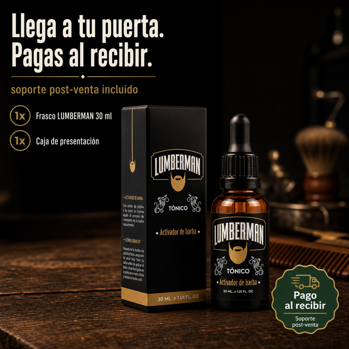 Tónico Activador de Barba Natural – 30 m - 39933 — vista 7