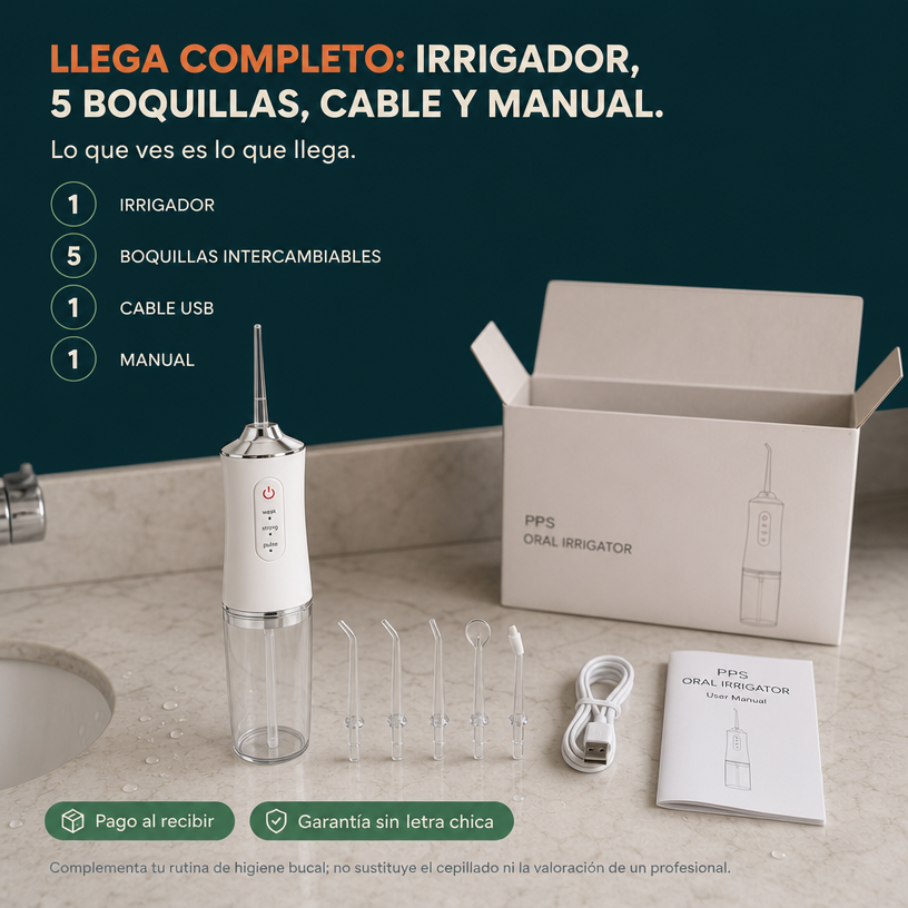 Irrigador Bucal Portatil Oral - 138317 — vista 7