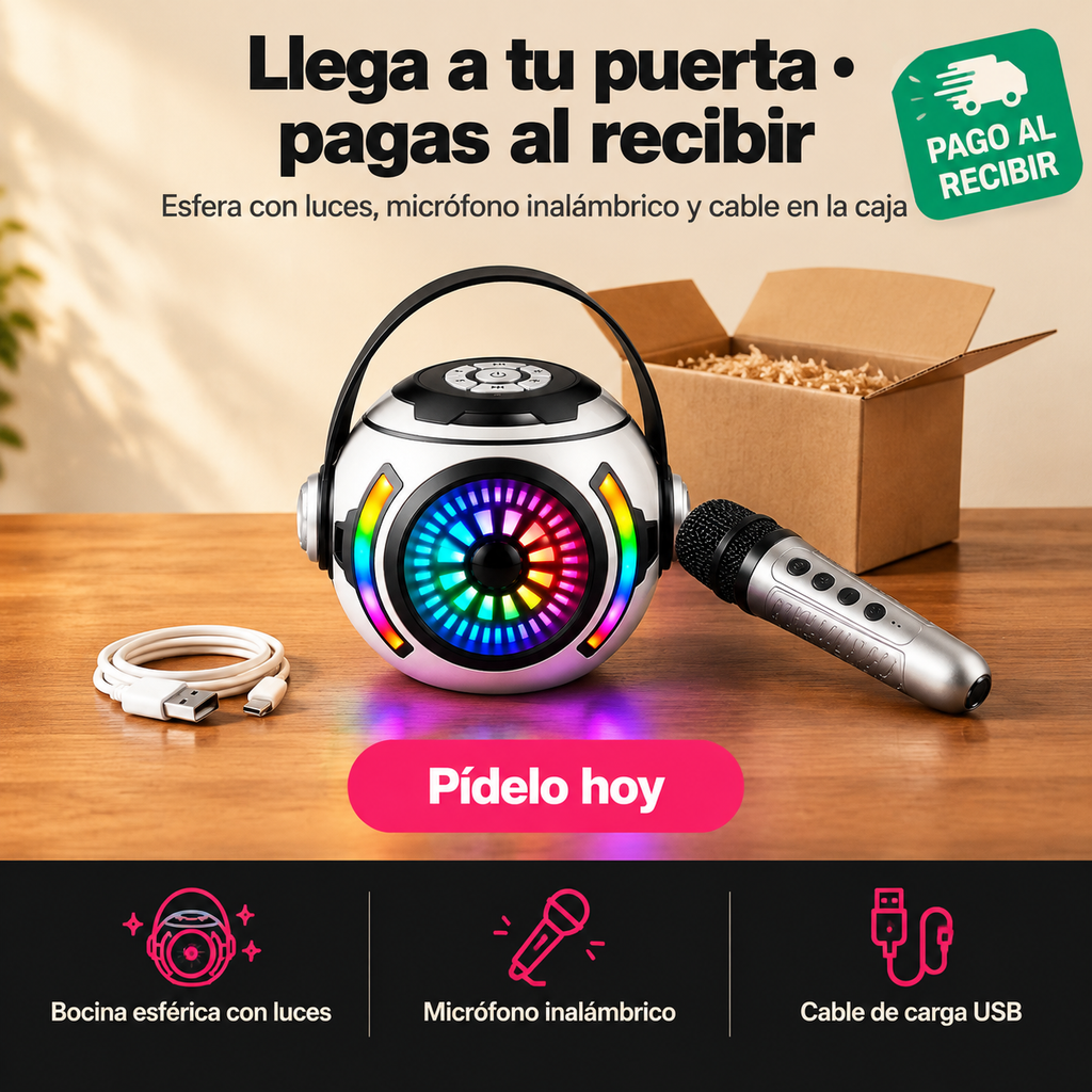 Mini Parlante Con Karaoke KM-V33 FX - 1886312 — vista 7