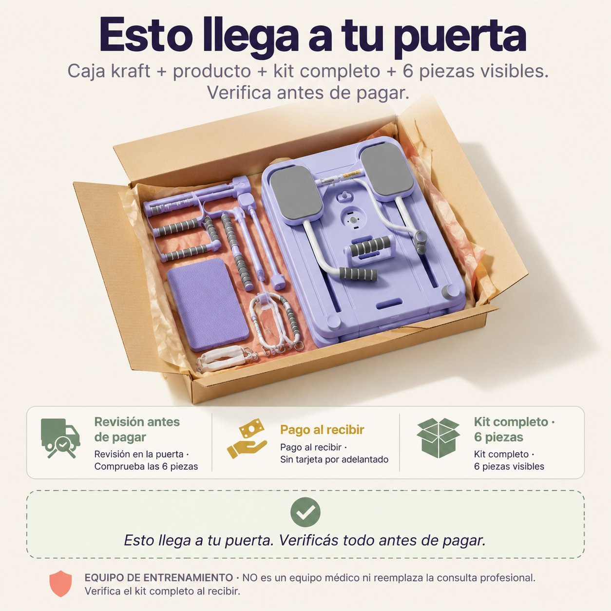 Tabla Pilates Reformer Plegable Multifuncional - id7003 — vista 7