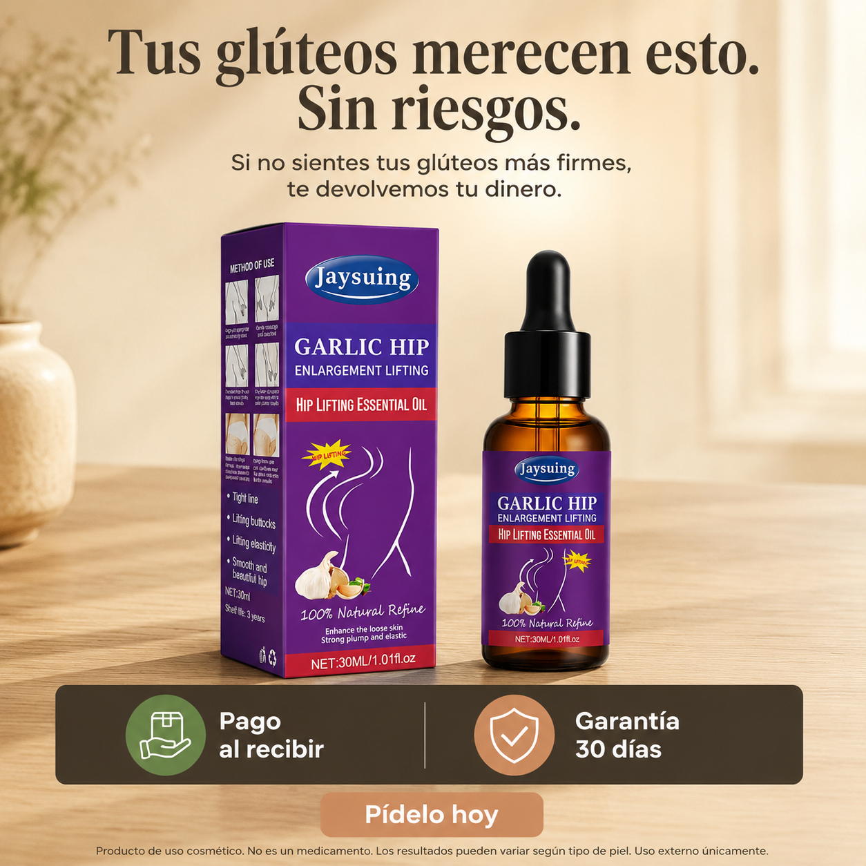 Aceite Levanta Caderas Un Toque Natural — vista 7
