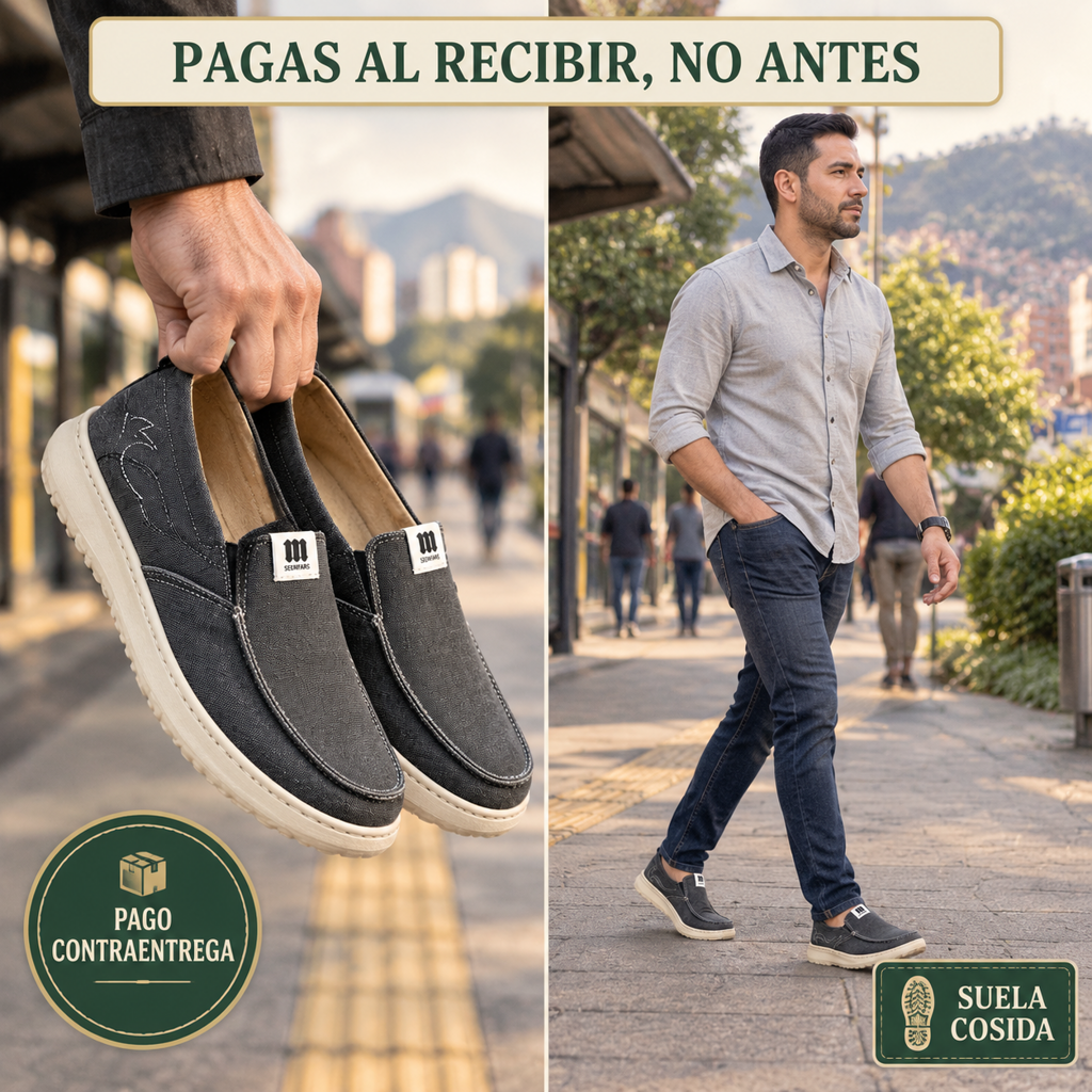 zapatos de lona masculinos - p4 — vista 7