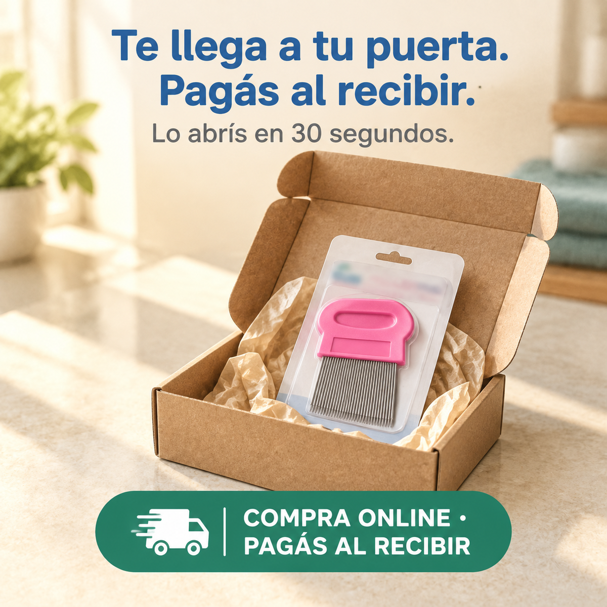 Peine Para Piojos Liendres - 10231 — vista 7