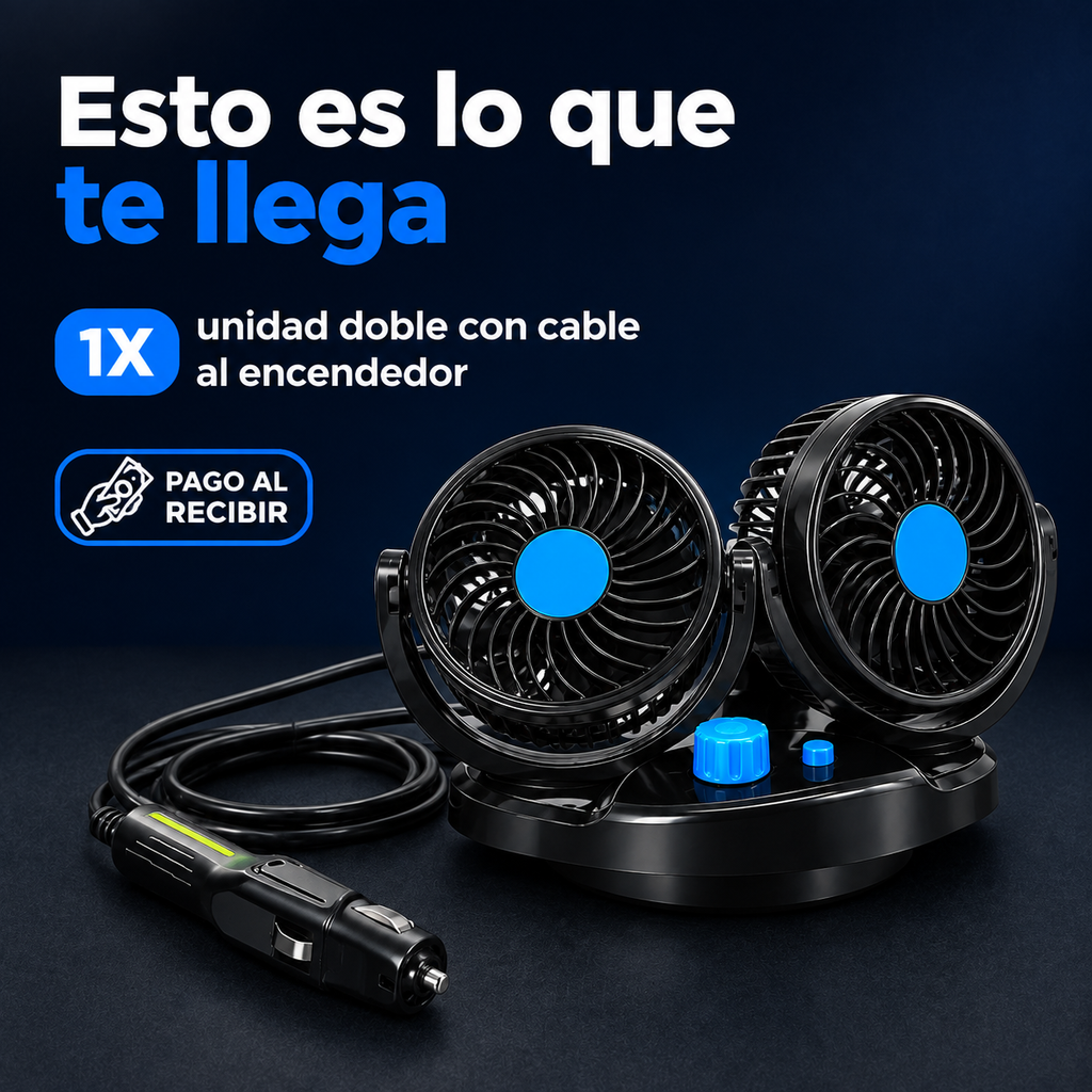 ---Ventilador Para Carro 2 Velocidades - 21604 — vista 7
