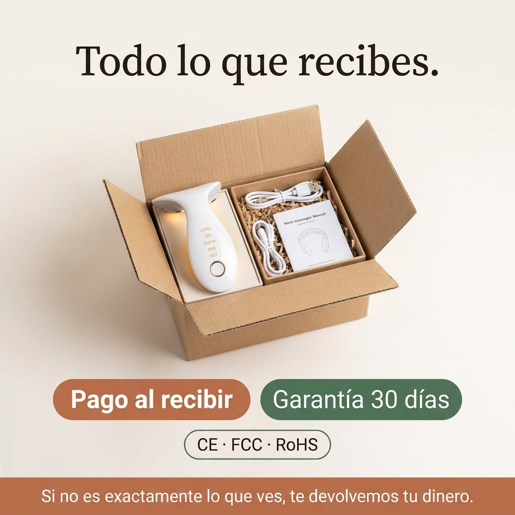 masajeador reafirmante de rostro y cuello — vista 7