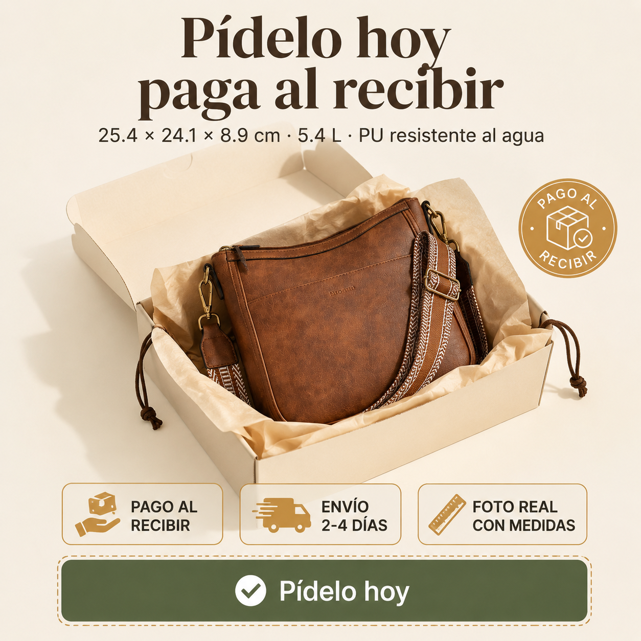 Bolsos cruzado para mujeres mroede - bn-04 — vista 7