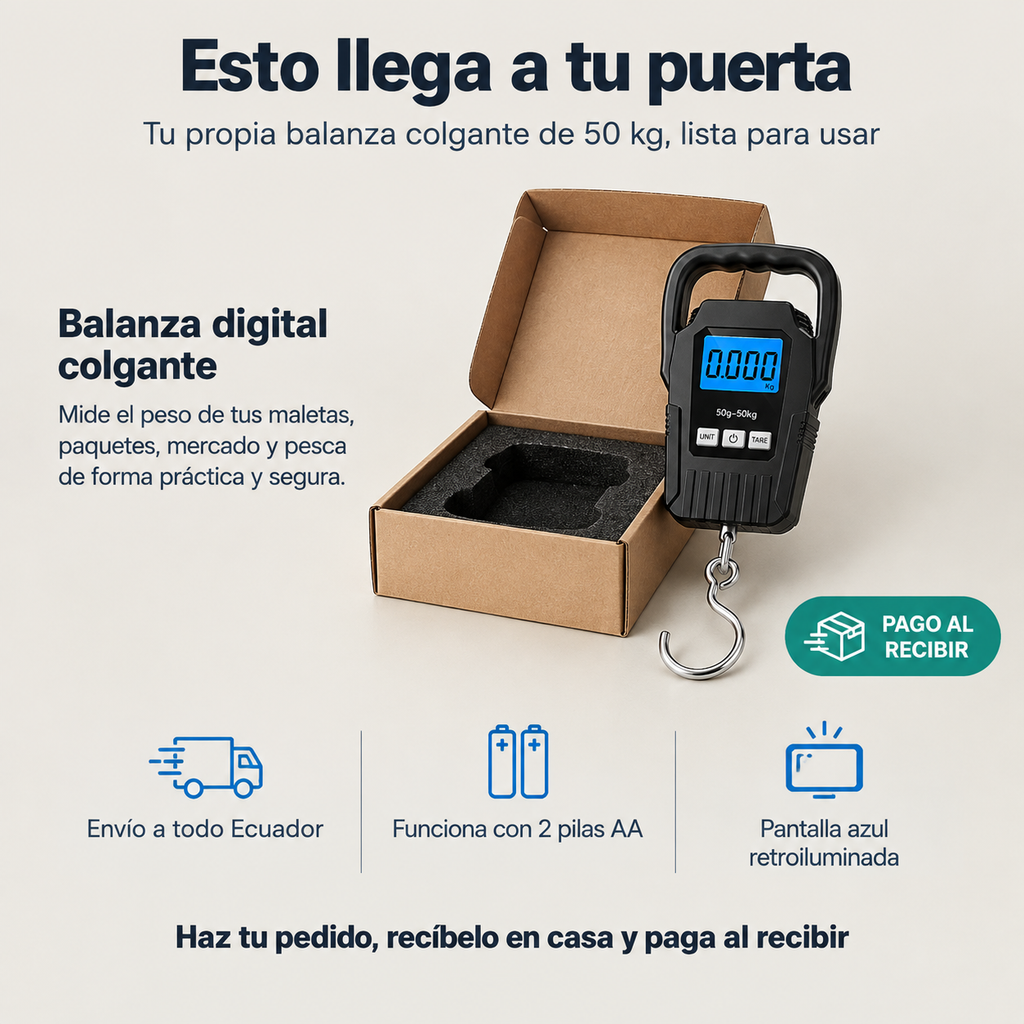 Balanza Digital Colgante - 132976 — vista 7