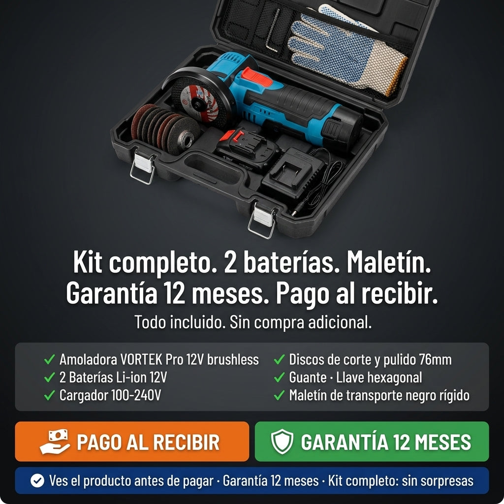 Amoladora Angular 2 Baterias — vista 7