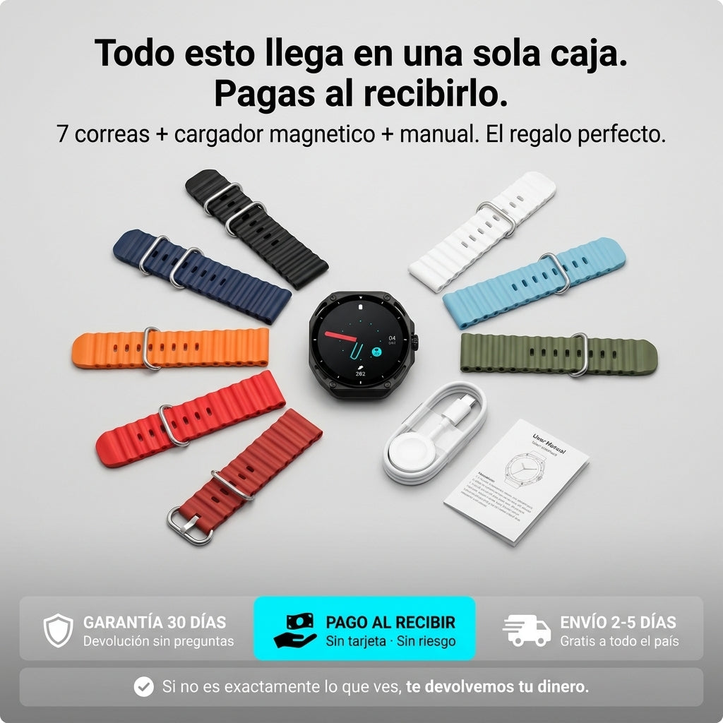 V18 Promax 7 En 1 Reloj Inteligente - id121629 — vista 7