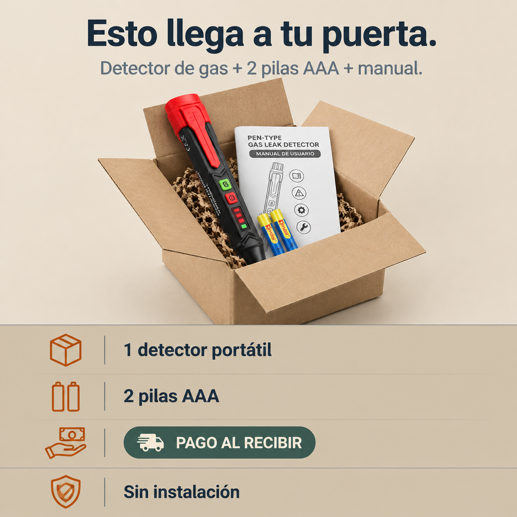 Detector De Fuga De Gas Con Alarma - 7089 — vista 7
