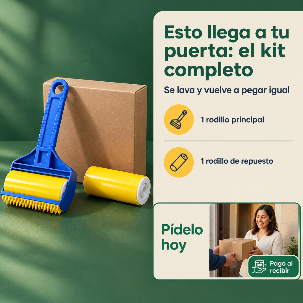 Rodillo Adhesivo Quita Pelusa Lavable - 33006 — vista 7