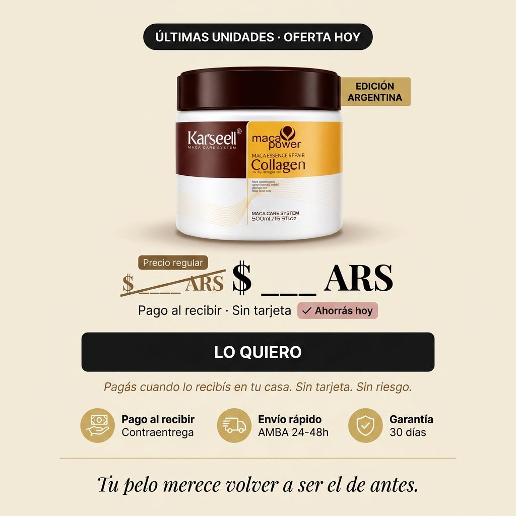 2293 Mascarilla Capilar Karseell Collagen 500 — vista 8