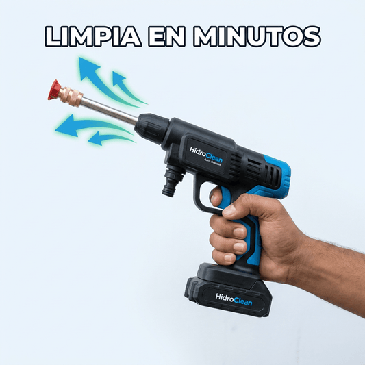 Hidrolavadora Inalámbrica Profesional - Sin cables, sin lavaderos y sin excusas