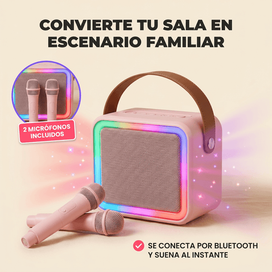 Mini Máquina de Karaoke Portátil - Conecta, canta y disfruta