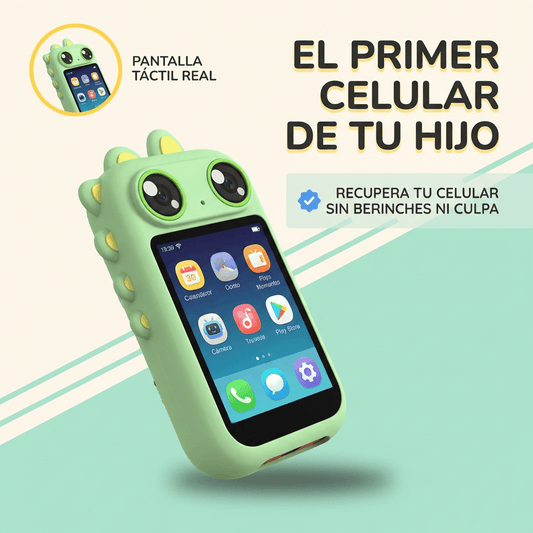 Teléfono Inteligente Infantil  (Versión Animales) - Dale su primer dispositivo sin prestar el tuyo