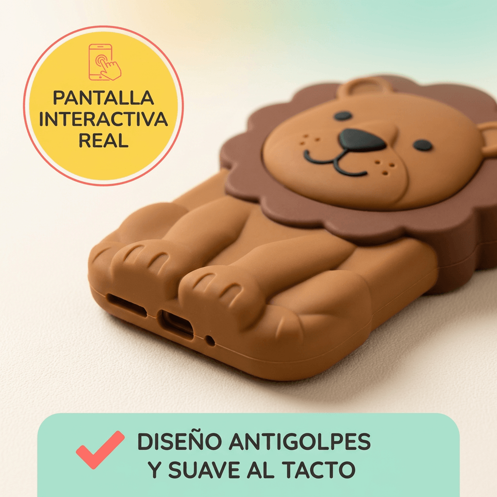 Teléfono Inteligente Infantil  (Versión Animales) - Dale su primer dispositivo sin prestar el tuyo