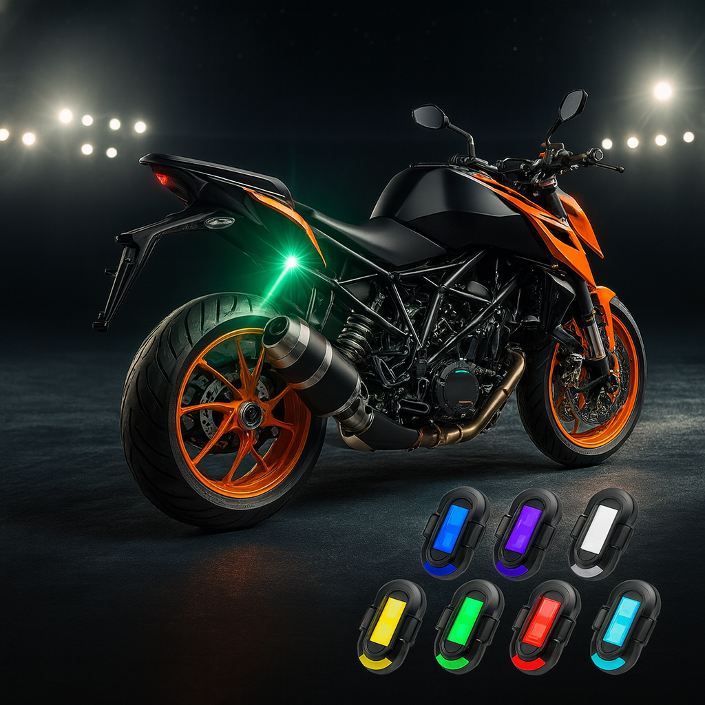 StrobeLed Dominator™ – El sistema de luces que convierte tu moto en el protagonista absoluto de cualquier lugar