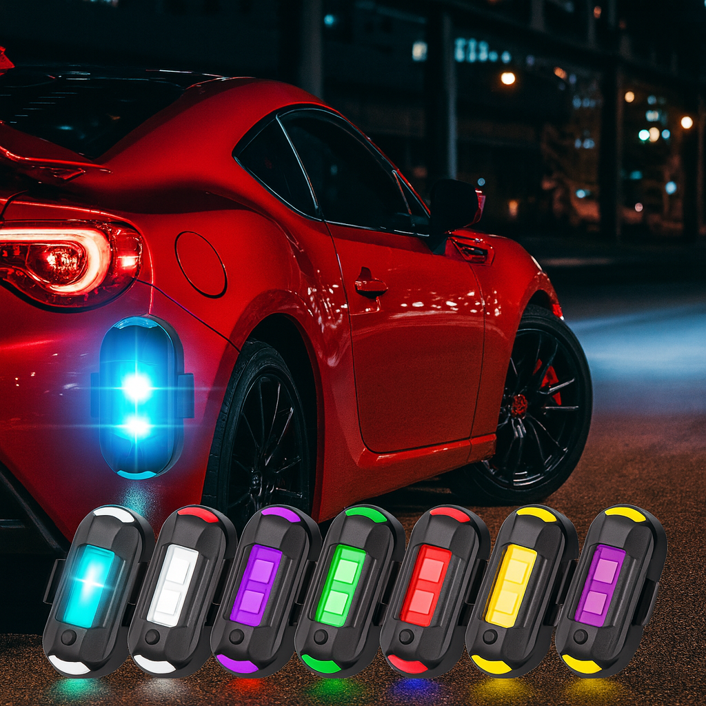 StrobeLed Dominator™ – El sistema de luces que convierte tu moto en el protagonista absoluto de cualquier lugar