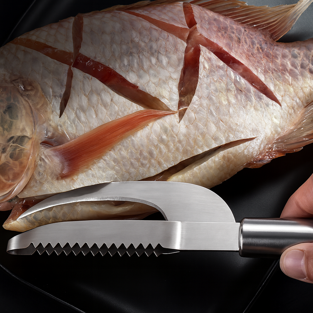 FILETE MASTER PRO™ - El cuchillo que convierte pescado fresco en filetes perfectos con solo 3 movimientos
