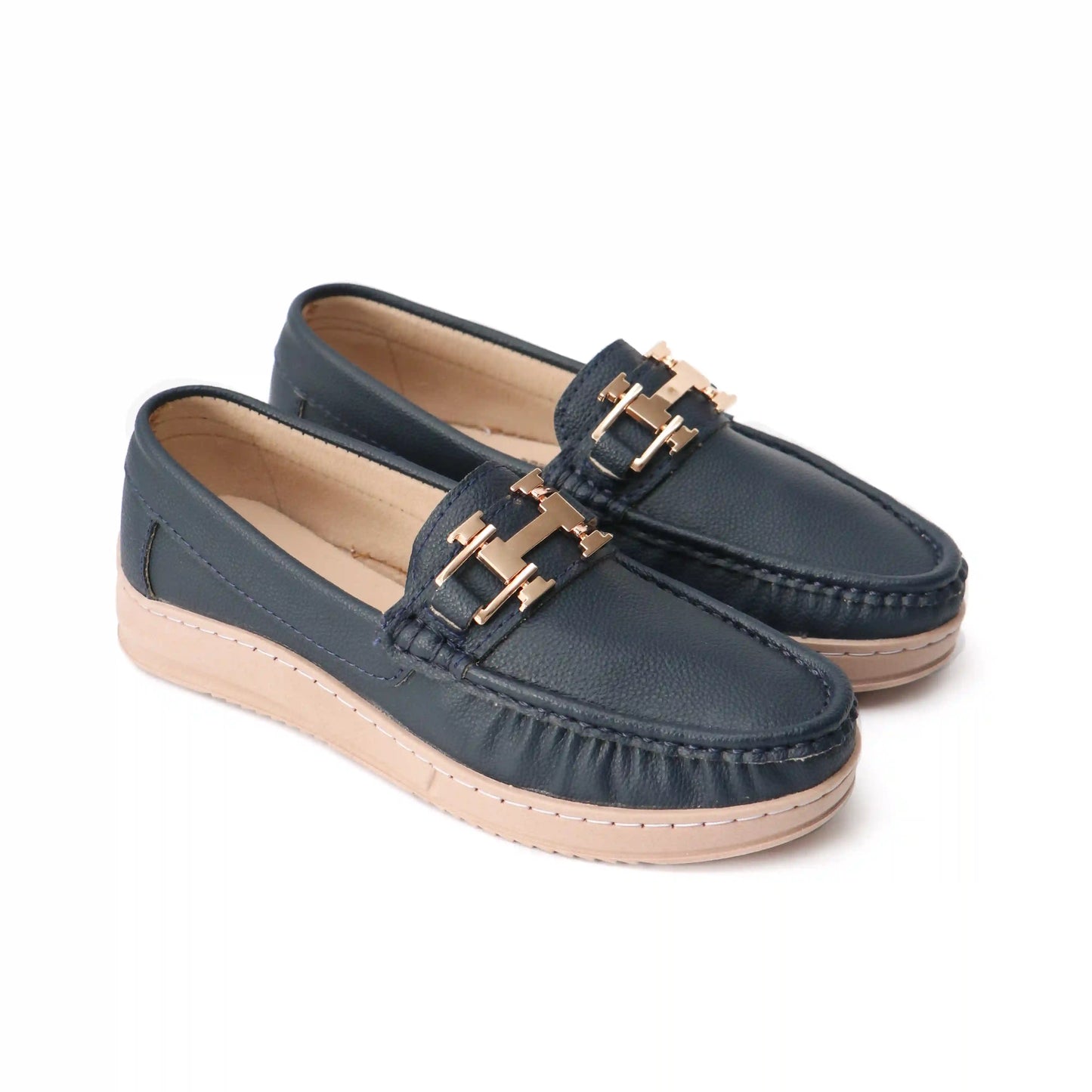 Bolichero con detalles dorados™ – El mocasín casual y elegante que cuida tu espalda y pies