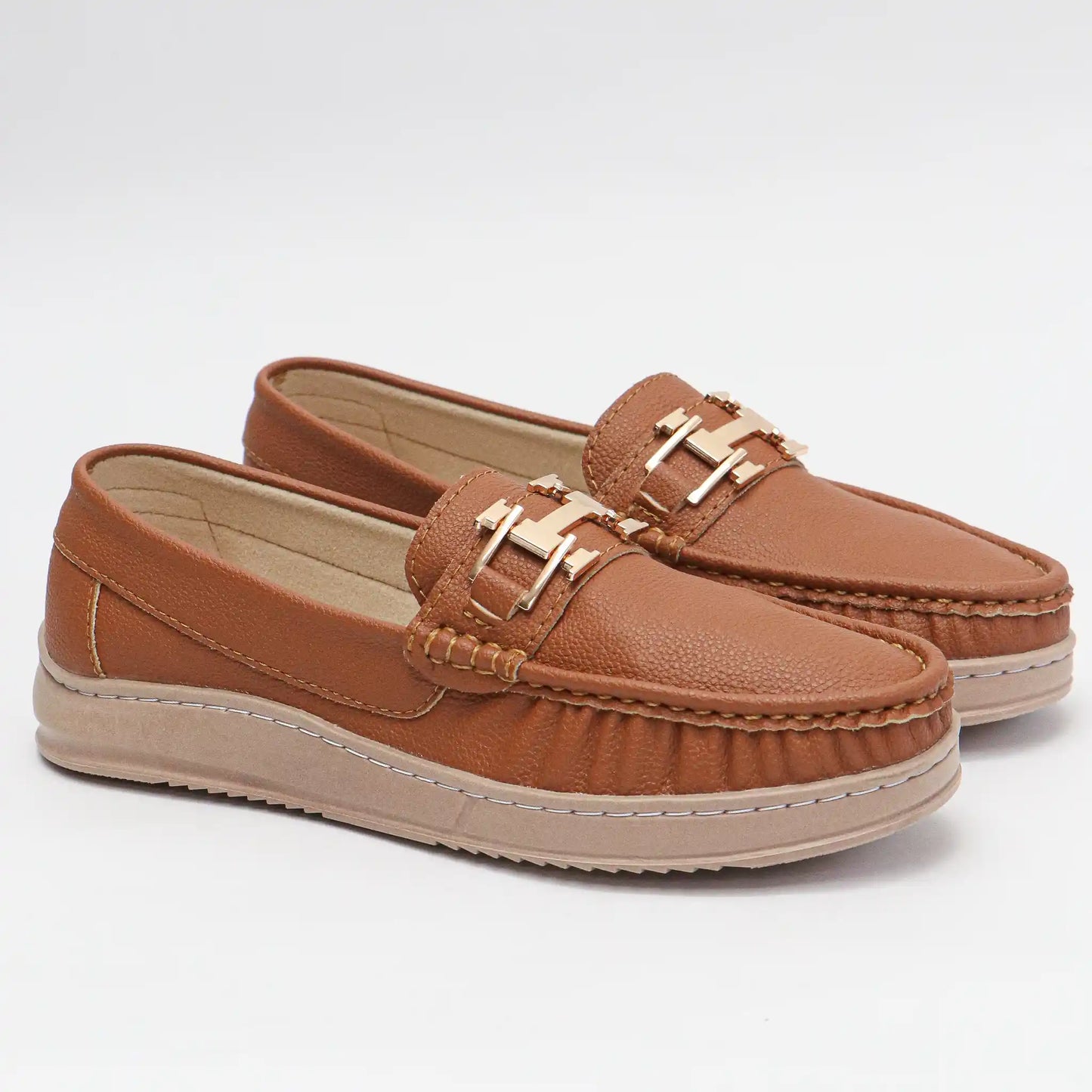 Bolichero con detalles dorados™ – El mocasín casual y elegante que cuida tu espalda y pies