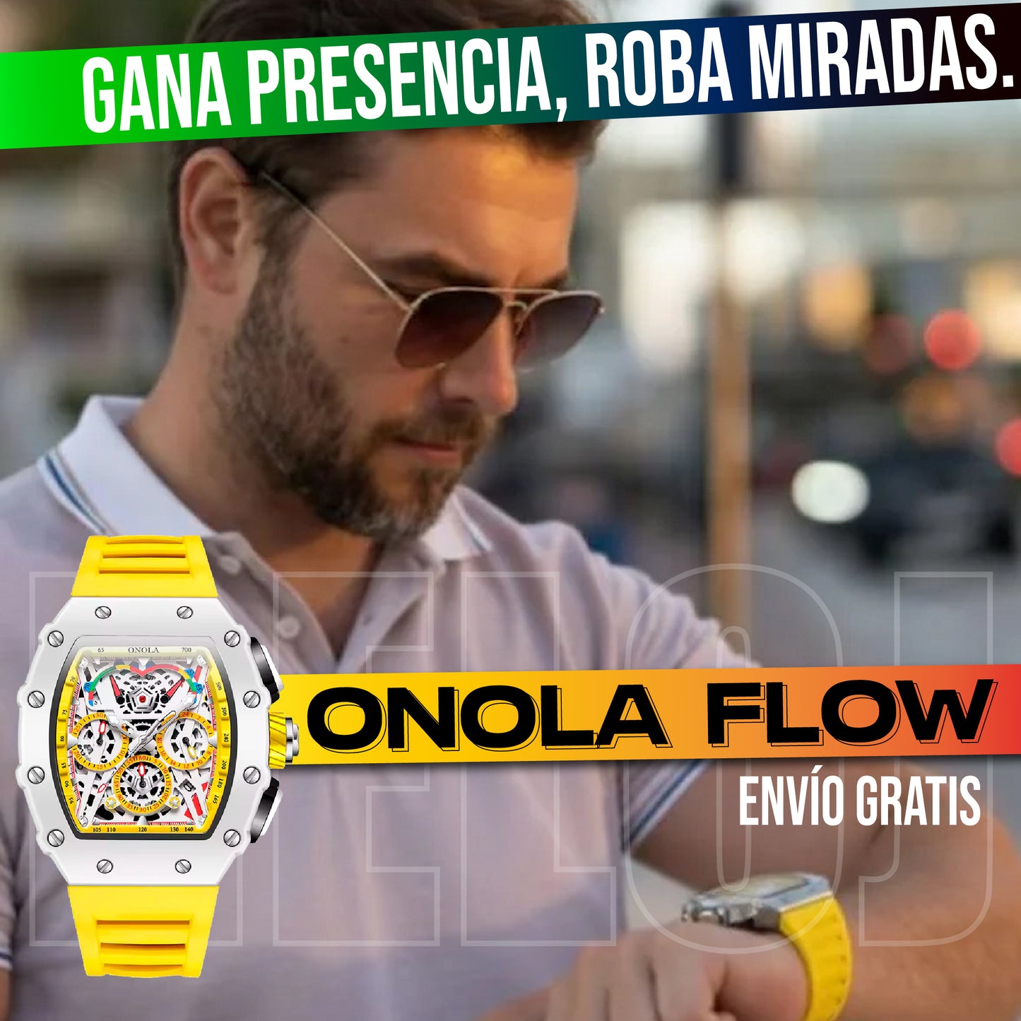 ONOLA FLOW™ – ¡Para hombres como tú que buscan funcionalidad y estilo!