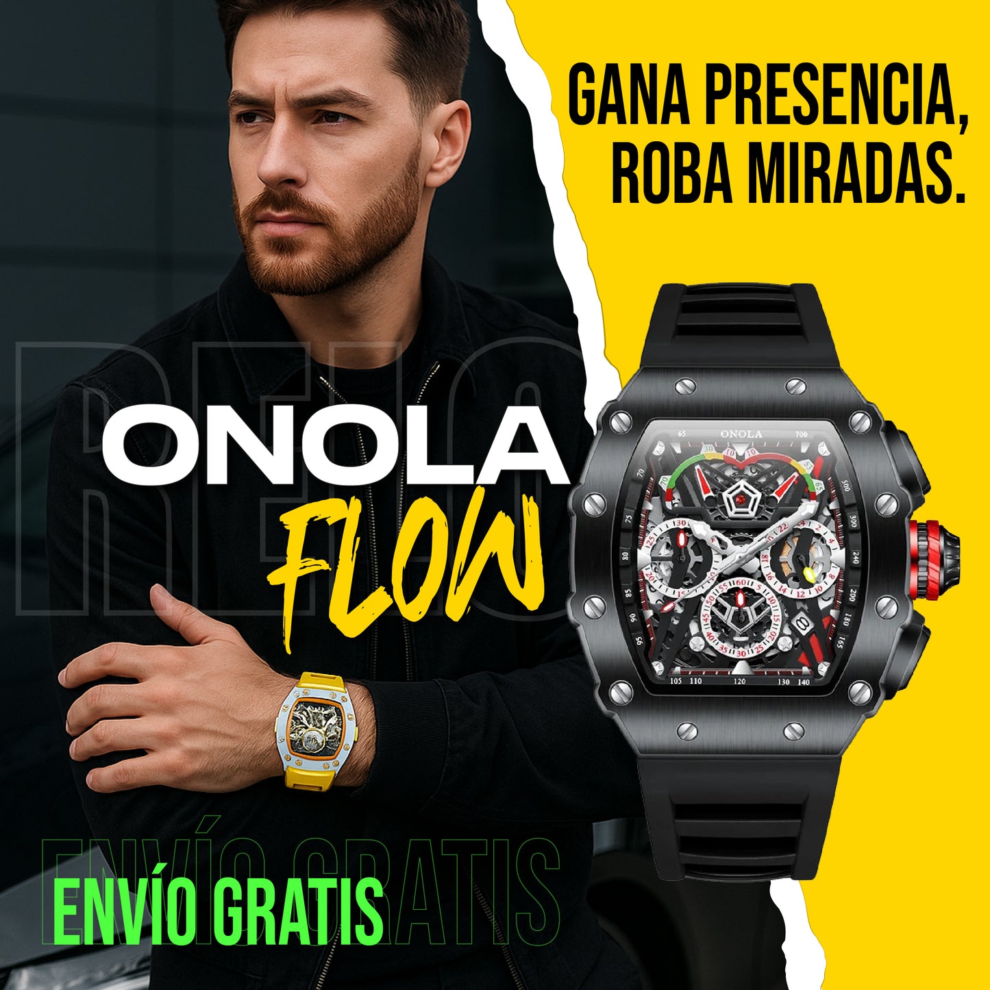 ONOLA FLOW™ – ¡Para hombres como tú que buscan funcionalidad y estilo!