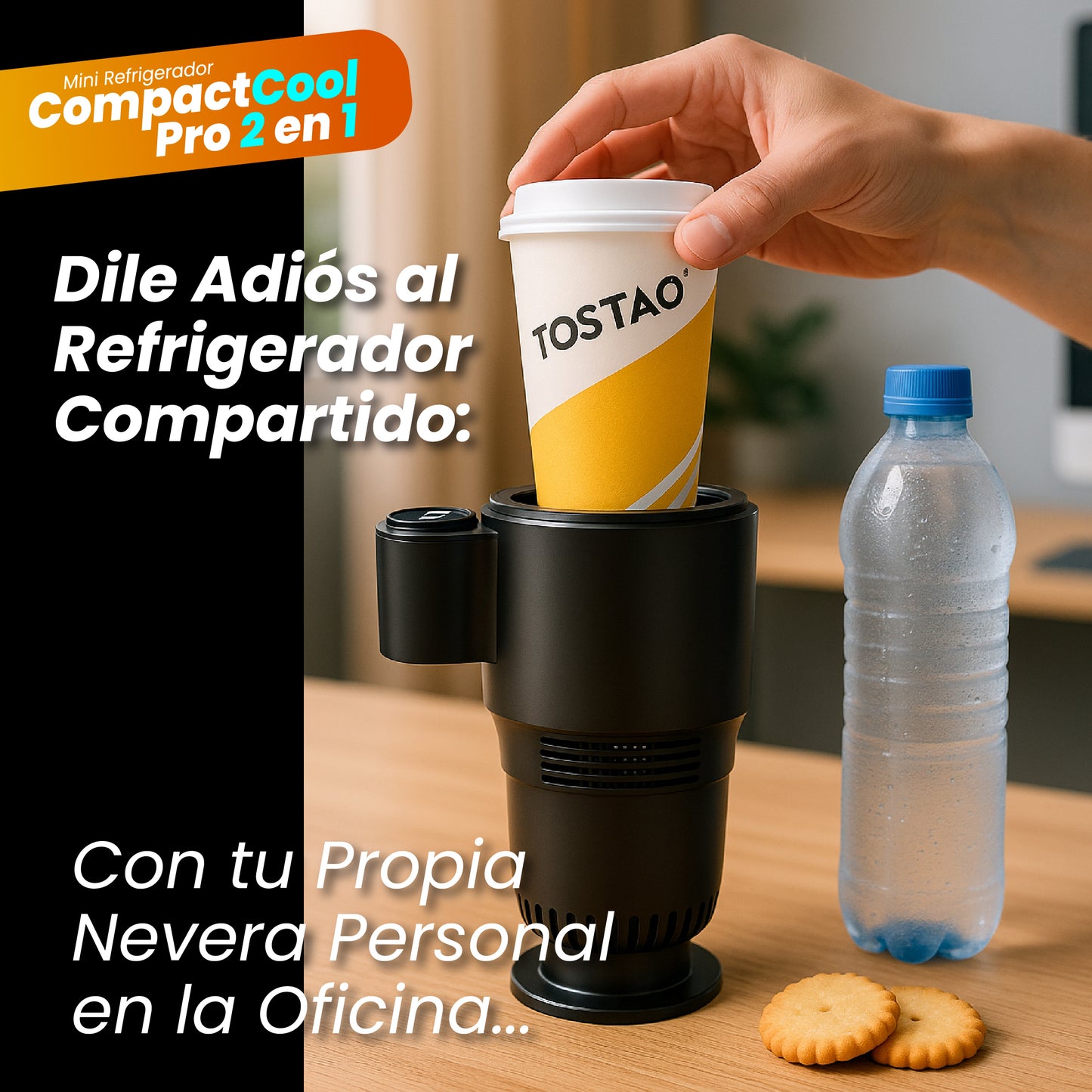 Mini Refrigerador Compact Cool Pro 2 en 1