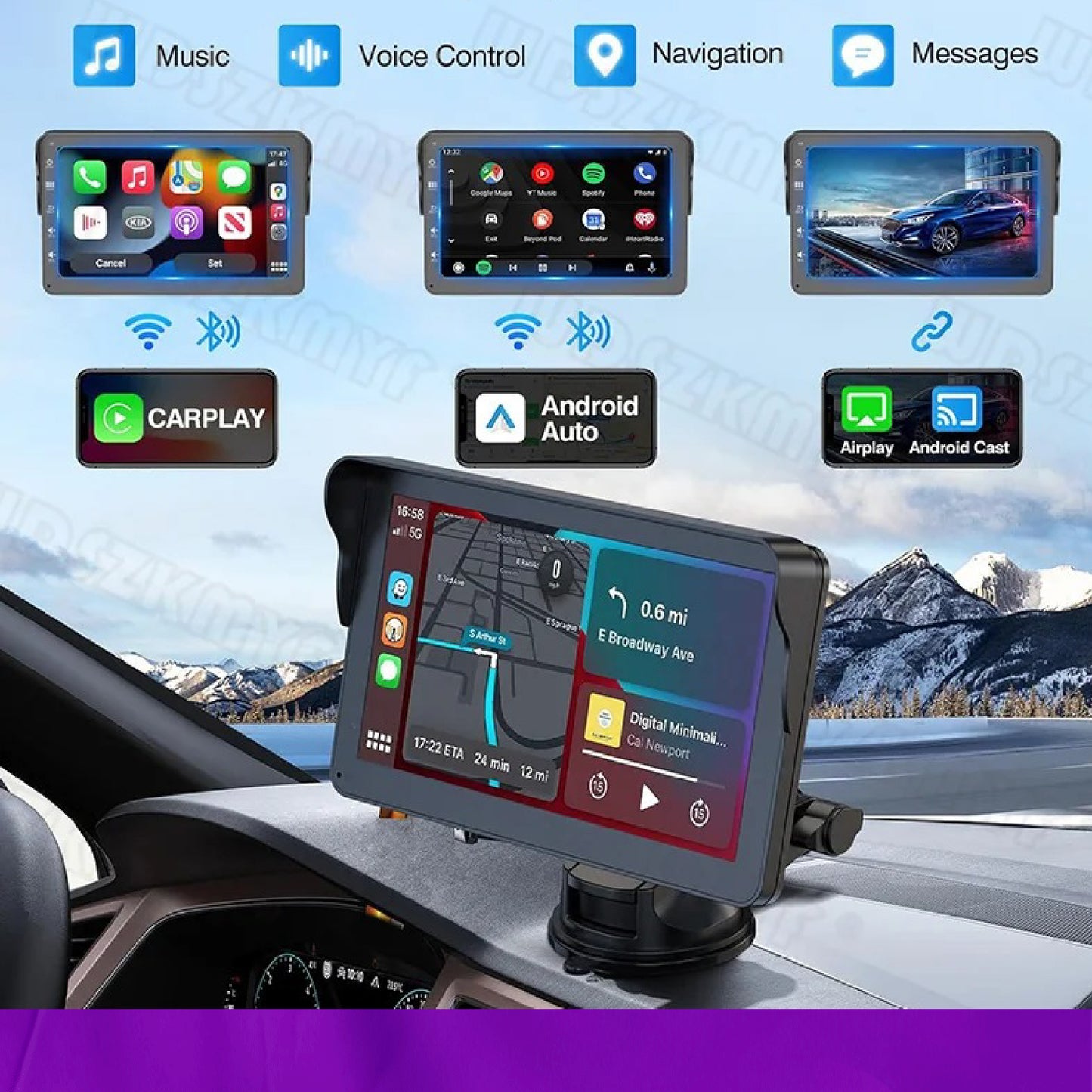 CarPro™ ¡Pantalla HD que eleva el valor y la comodidad!