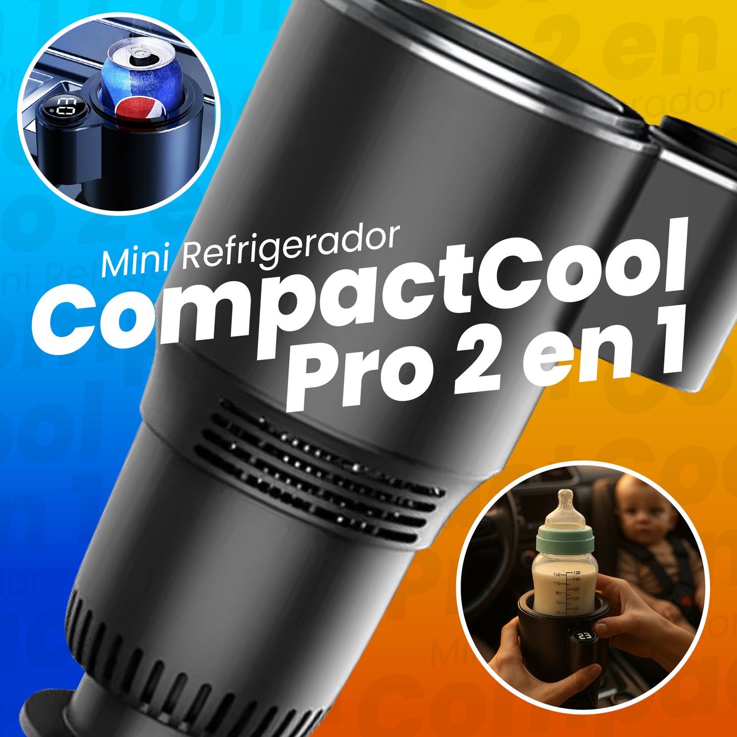 Mini Refrigerador Compact Cool Pro 2 en 1