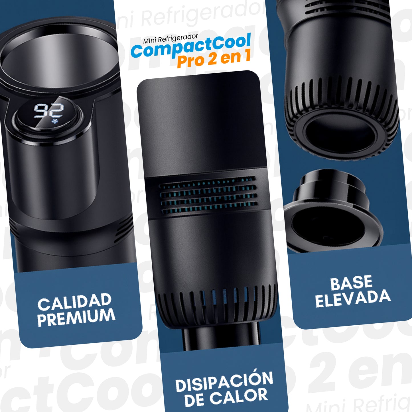 Mini Refrigerador Compact Cool Pro 2 en 1