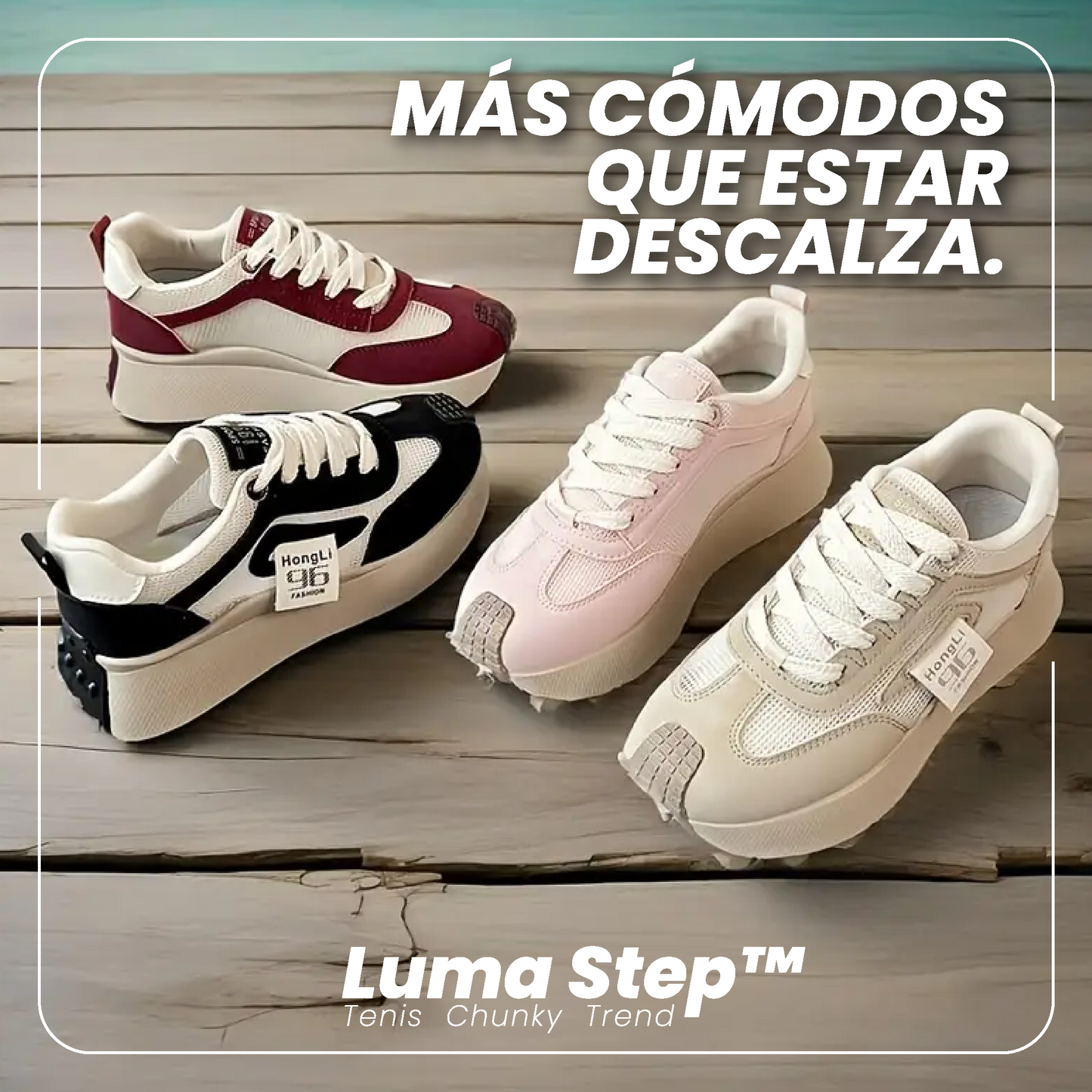 Luma Step™ Tenis Chunky Trend - Modernas y cómodas, hoy con envío gratis